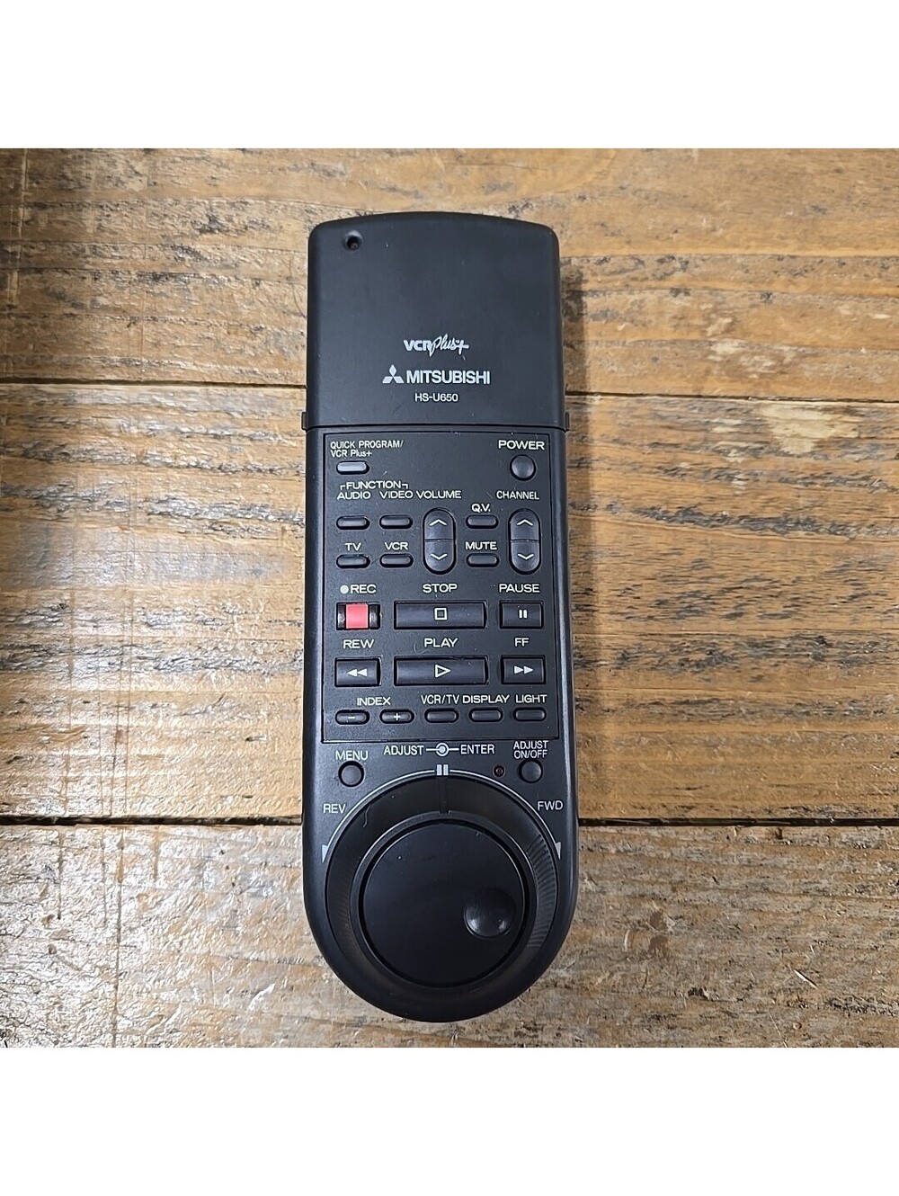 Mitsubishi VCR Remote For HS-U55 U56P U560 U570 U650 U760 U770 U795, Tested,Used